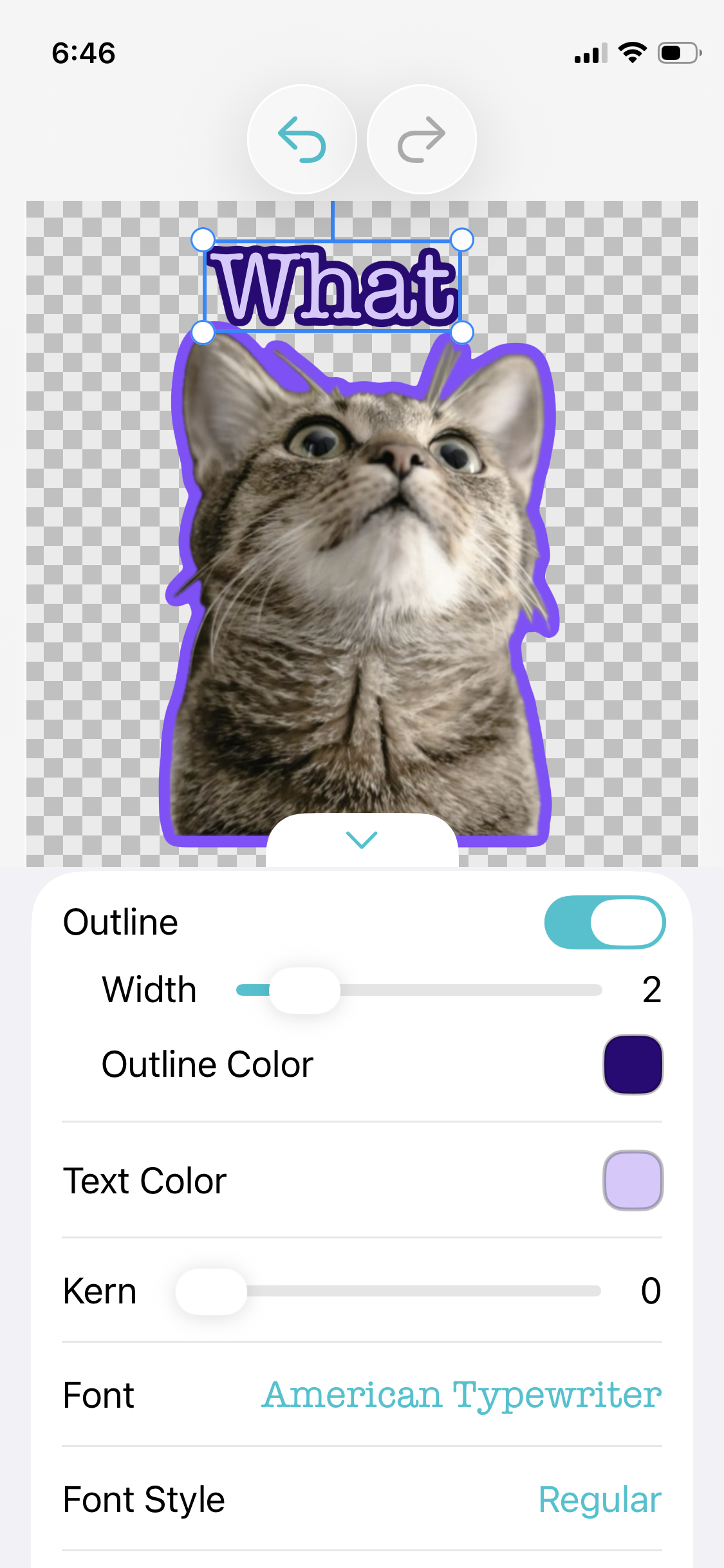 Style the Text Object